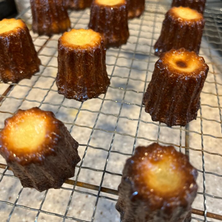 米粉使用の生地作り15分カヌレ